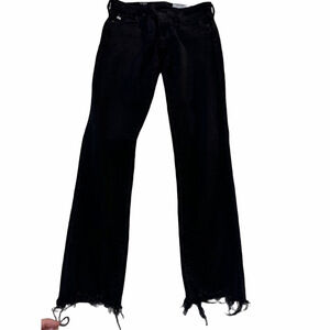Black Distressed AG Jeans “The Legging Ankle Superskinny” size 29